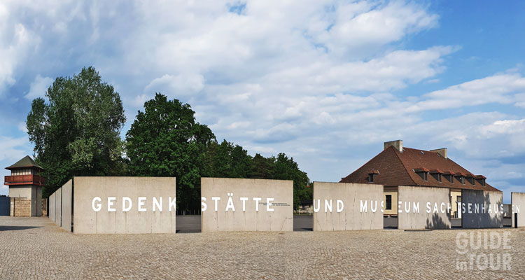 Entrata al Memoriale del campo di concentramento di Berlino. Uno dei monumenti della memoria storia più importanti di Berlino.