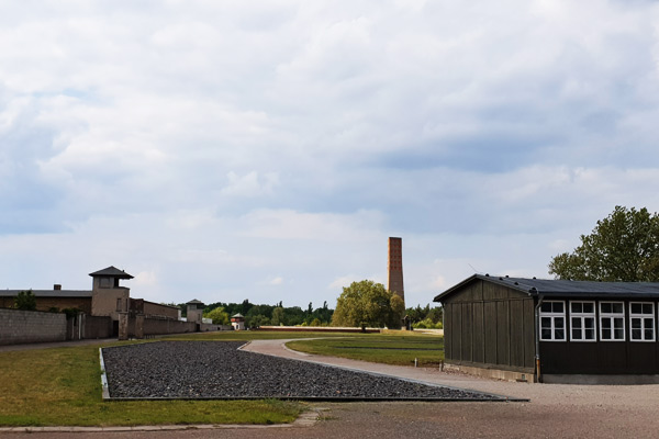 Panoramica del Campo di concentramento di Berlino Sachsenhausen