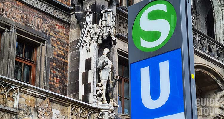 Differenza fra S-bahn e U-bahn a Monaco di Baviera.