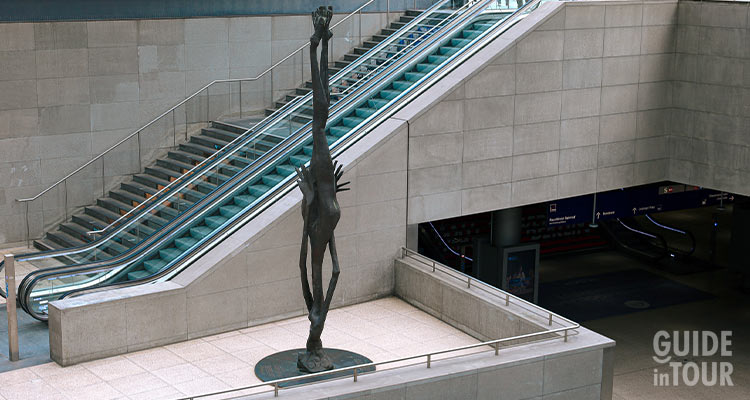 Il Monumento a Giordano Bruno a Potsdamer Platz.